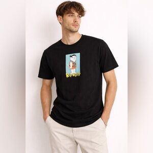 RIPNDIP Lord Nermal Flintstones Graphic Tee XL Streetwear Y2K Grunge